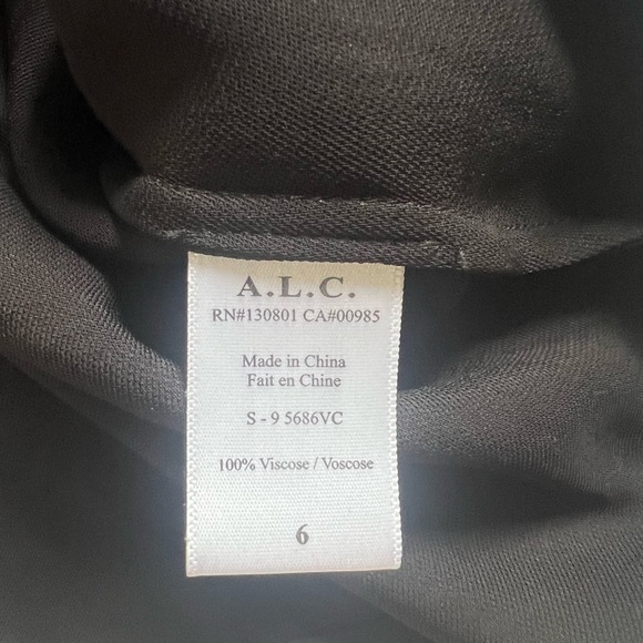 A.L.C. black blouse - Picture 3 of 3